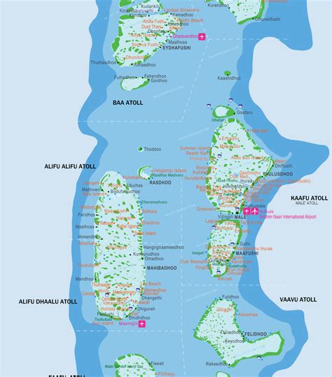 maldives biggest cities|Maldives: Atolls & Major Localities .